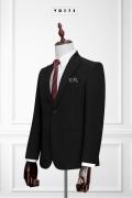375 Bộ Vest Đen Dày 2 Nút #2